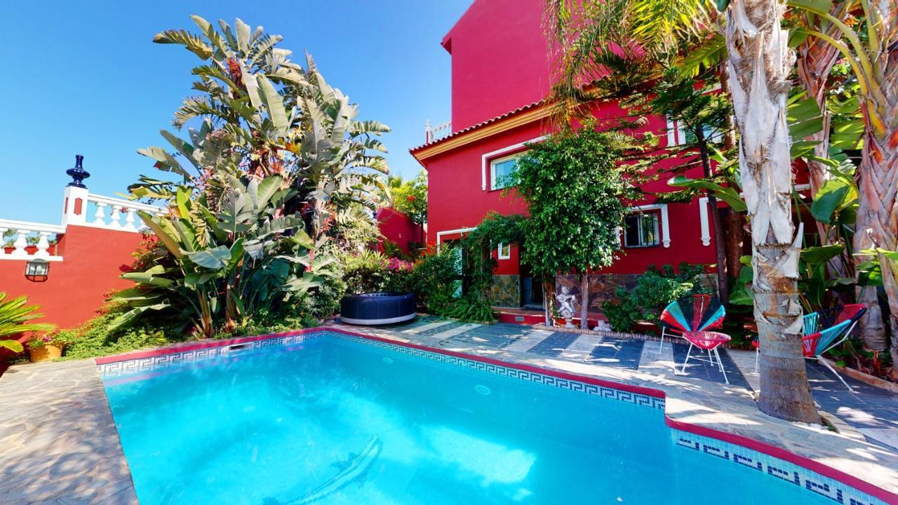 Majestic Villa By The Beach Heated Private Pool & Jacuzzi 贝纳尔马德纳 外观 照片