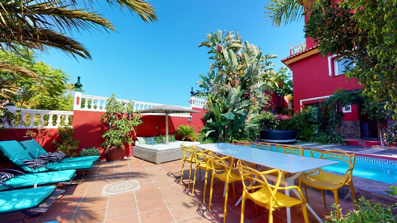 Majestic Villa By The Beach Heated Private Pool & Jacuzzi 贝纳尔马德纳 外观 照片